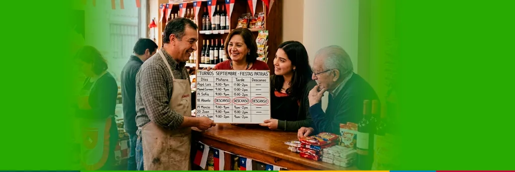 Horarios y descanso en septiembre: