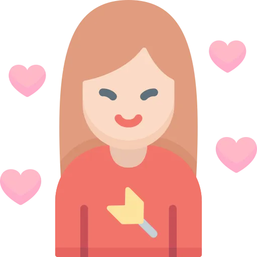 Ilustración temática de Cupido con corazones para decorar en San Valentín